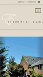 Mobile Screenshot of domaine-escaille.be